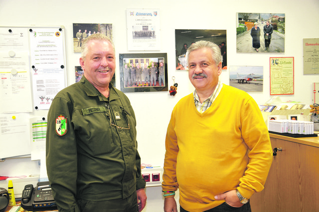 Peter Petzner und sein Nachfolger als FCG-Spitzenkandidat Gernot Schweiger. | Foto: Taurer