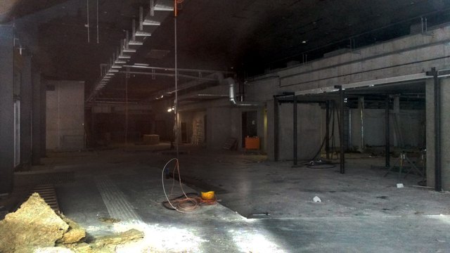 Der Innenausbau fehlt noch.