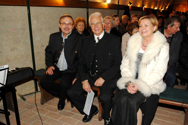 Michael Eder und Franz Haberhauer mit Begleitung
