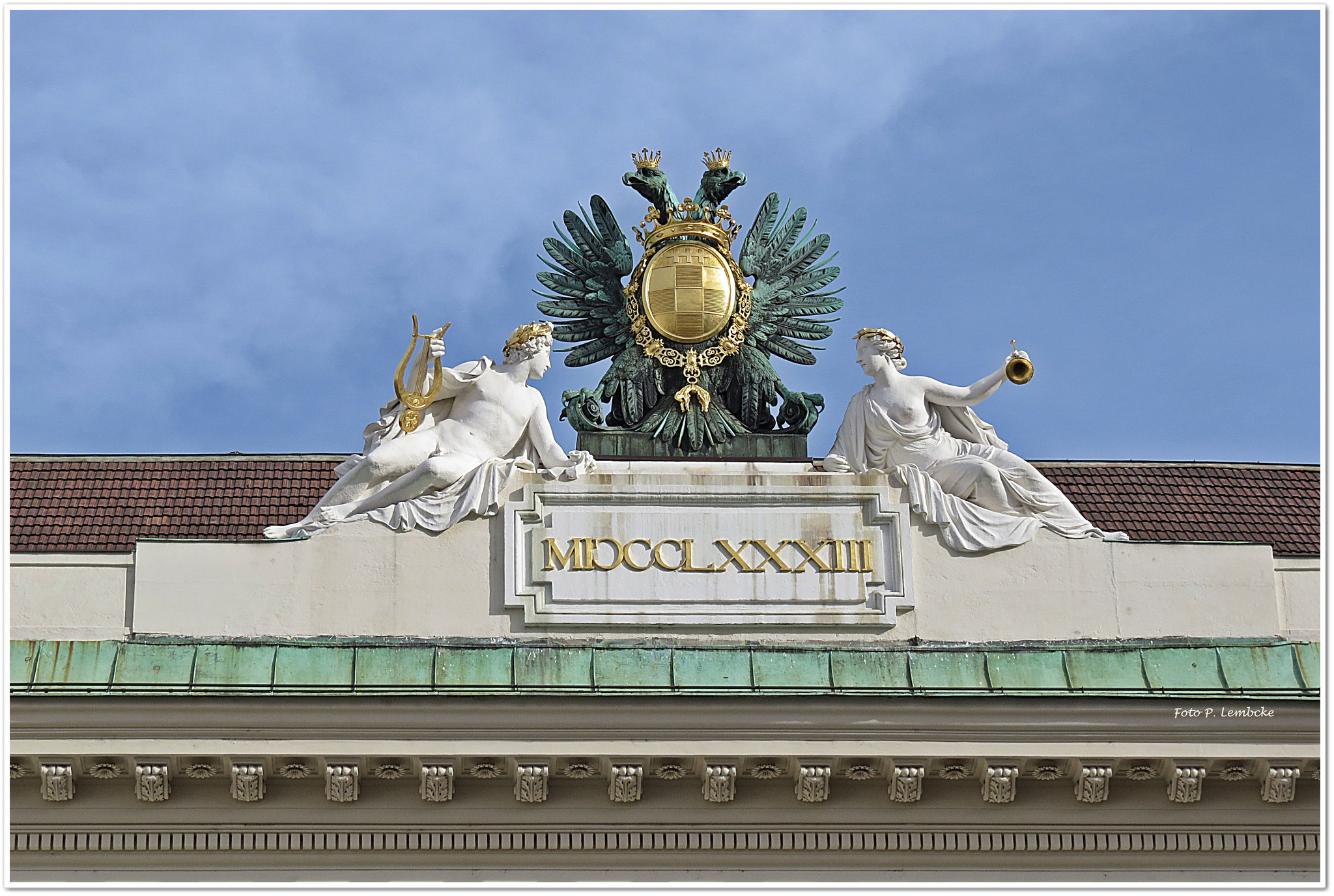 Auf dem Dach des Palais Pallavicini Innere Stadt