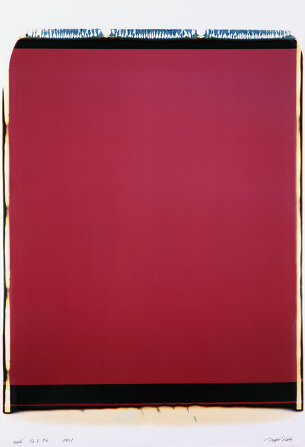 Inge Dick – Rot, 16.8.2006, 19.58 Uhr, Polaroid
92 × 64.5 cm | Foto: Rainer Iglar