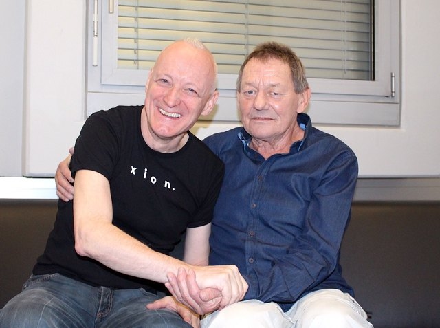 Gary Howard von den Flying Pickets und Austropop-Legende Wolfgang Ambros. | Foto: Foto: Gabi Krieger-Wolf
