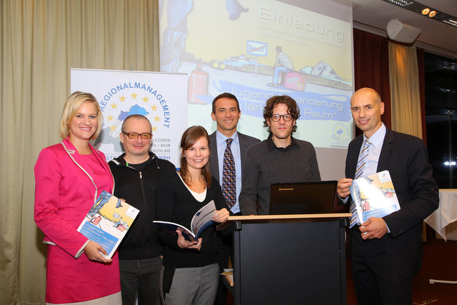 Das Projektteam: Valerie Böckel, Bernhard Heinzlmaier, Nadja Maier, Roland Arbter, Philipp Ikrat und Regionalmanager Jochen Werderitsch (v.l.n.r.) | Foto: Foto Freisinger