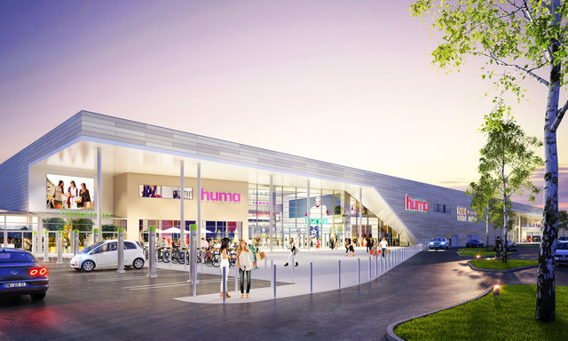 So wird es aussehen: Das neue Einkaufscenter in Albern wird 50.000 Quadratmeter auf zwei Verkaufsflächen bieten. | Foto: Capman Taylor