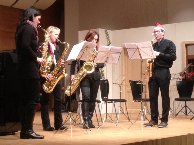 Auch das Ensemble „Sax& the City“ wird bei den Adventkonzerten der Landesmusikschule Ötztal wieder dabei sein. | Foto: LMS Ötztal