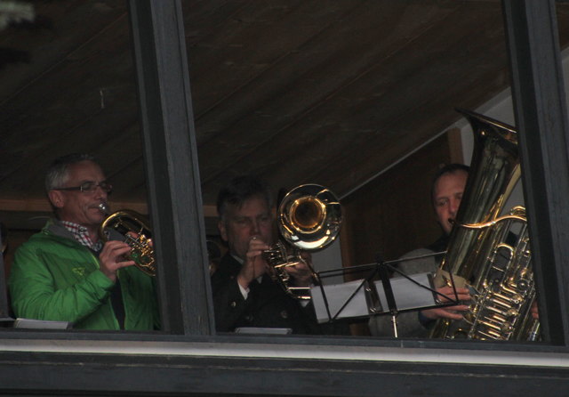 Bläserquartett der Trachtenmusikkapelle Maria Alm.