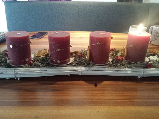 Mein privater Adventkranz.
