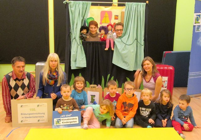 Vorbildlich: Eschenaus Kindergarten trat vergangene Woche dem Klimabündnis bei. Kindern wird Umweltbewusstsein vermittelt. | Foto: B. Gruber