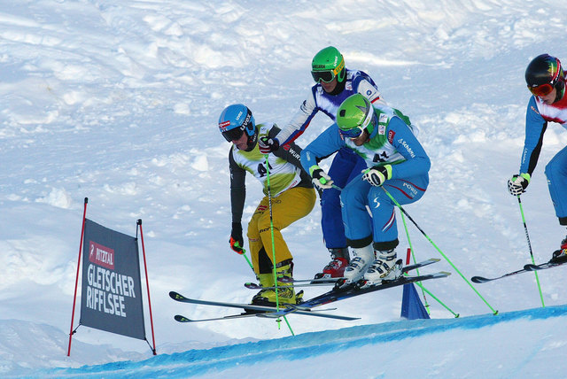 Thomas "Zäng" Zangerl aus Walchsee holte sich auch diesmal wieder den Ski-Cross-Staatsmeistertitel. | Foto: Zangerl