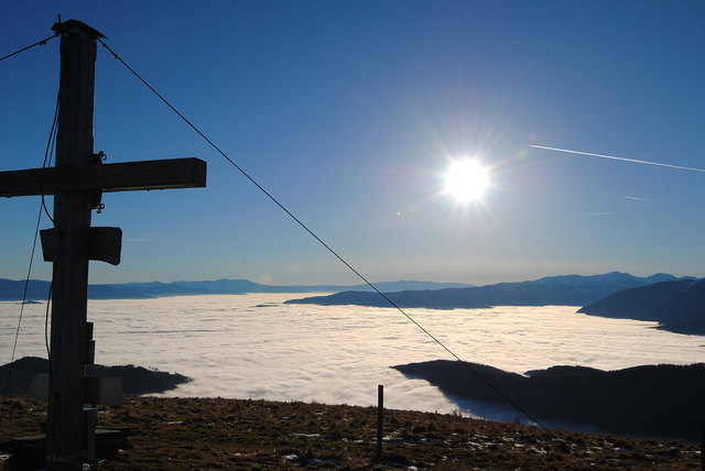 Thalerkogel mit Blick über Trofaiach