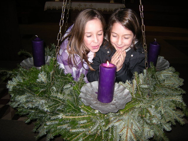 ... die erste Kerze zünd ich an, ... Flugfeldpfarre St. Anton