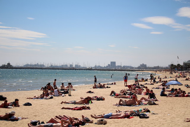Badefreuden gibt es auch hier in Melbourne!
