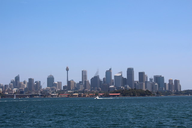 Skyline von Sydney zum Abschied!
