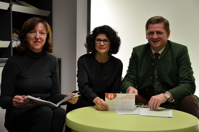 Gertraud Klingsbigl, Claudia Leeb und Kurt Wallner freuen sich, mit dem Familienbüro eine neue Servicestelle für die Leobener anzubieten.