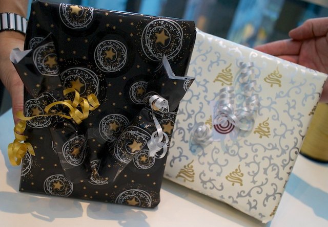 Liebevoll verpackte Geschenke
