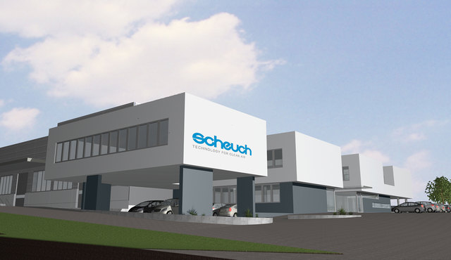 So soll er aussehen: Der Neubau für die neue Scheuch LIGNO GmbH in Mehrnbach. | Foto: Scheuch GmbH