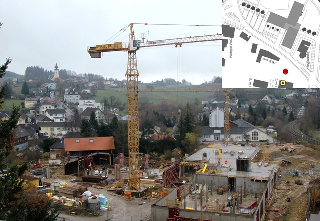 Baufortschritt KW 49 (Kamerastandort C gelb unten)