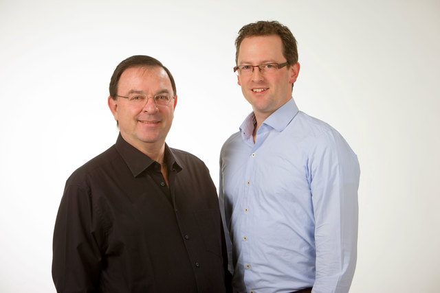 Dieter Hufnagl und Nick Kraguljac von der Wirtschaftskammer Zell am See.