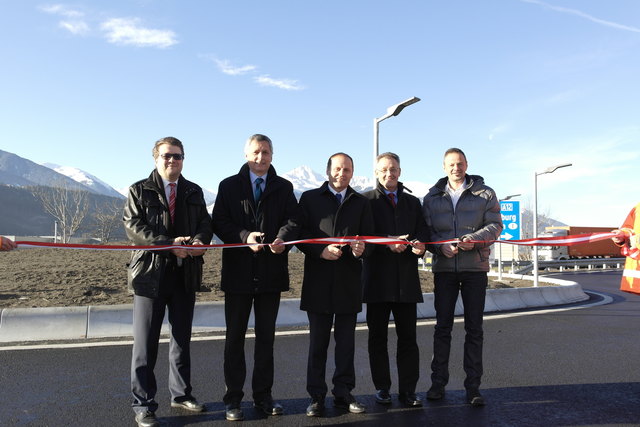 Pechlaner (CYTA), Fink (Asfinag), LHStv Geisler, Bgm. Ruetz, Molzer (Land Tirol) | Foto: ASFINAG