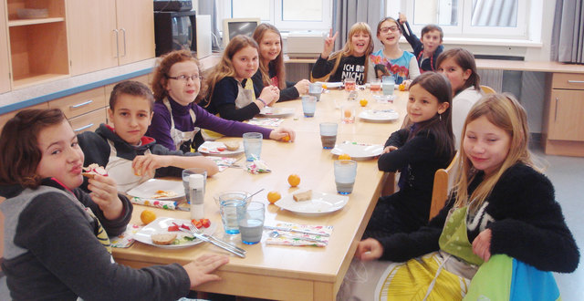 Ein gesundes Frühstück bereitete die erste Klasse der Neuen Mittelschule Trieben. | Foto: NMS Trieben