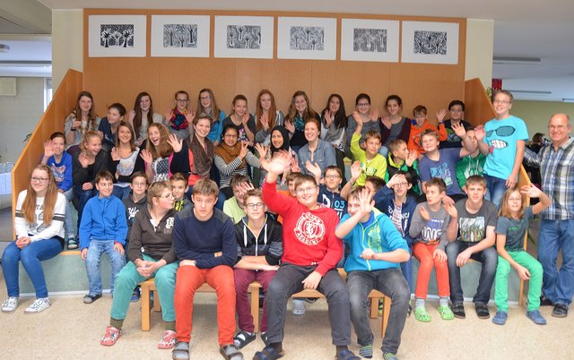 Schüler der ÖKOLOG HS Rohrbach, Madlmayr Hermann (rechts)