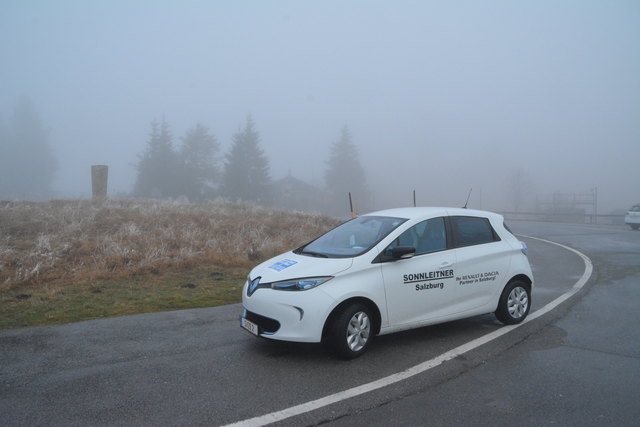 Der Renault Zoe im Bezirksblätter Salzburg-Test, getestet von Redakteurin Michaela Ferschmann im Flachgau.