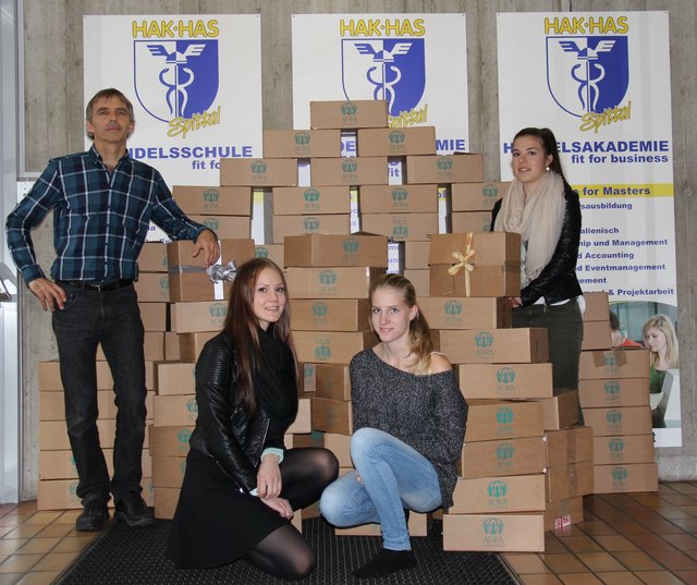 Helmut Holzmann, Magdalena Brugger, Michaela Heitzmann und Magdalena Koch