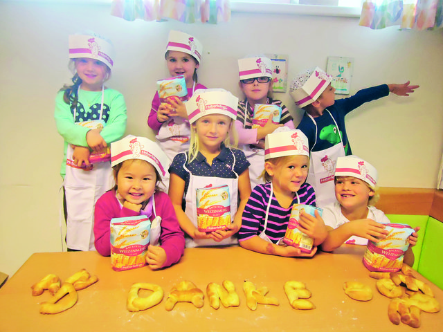 Die Kindergartenkinder in Ulrichsberg haben fleißig gebacken. | Foto: Foto: privat