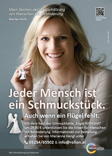 Marlies Schild ist einer der Botschafterinnen des Schmuckstücks "NATASHA" | Foto: RollOn