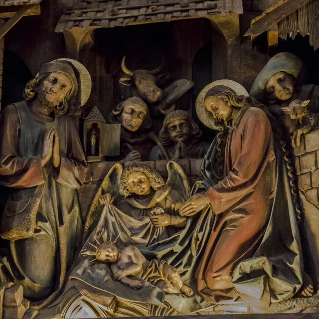 Die Krippe in der Stille Nacht Kapelle