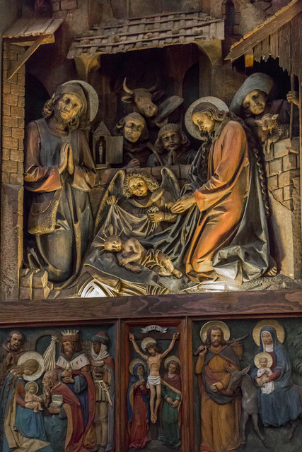 Die Krippe in der Stille Nacht Kapelle
