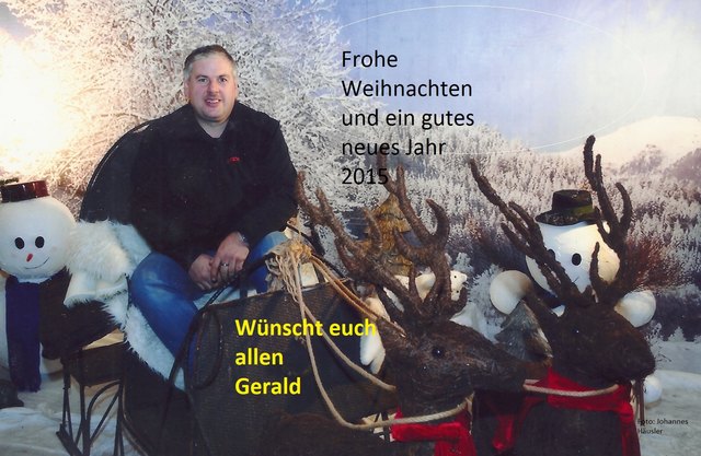 Allen Leser meiner Beiträge Frohe Weihnachten und ein gutes neues Jahr 2015! | Foto: Johannes Häusler