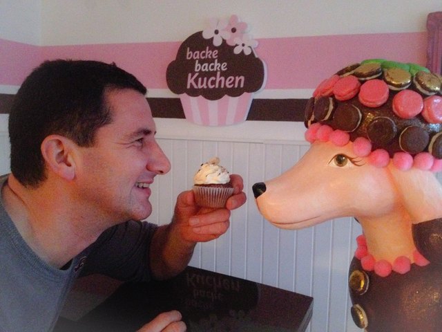 Die wohl süßeste Dekoration in der süßesten Konditorei :-)