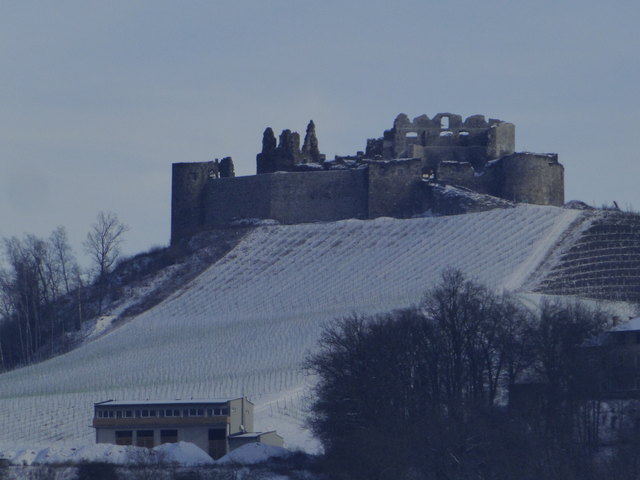 Nach Taggenbrunn sieht man auch sehr gut