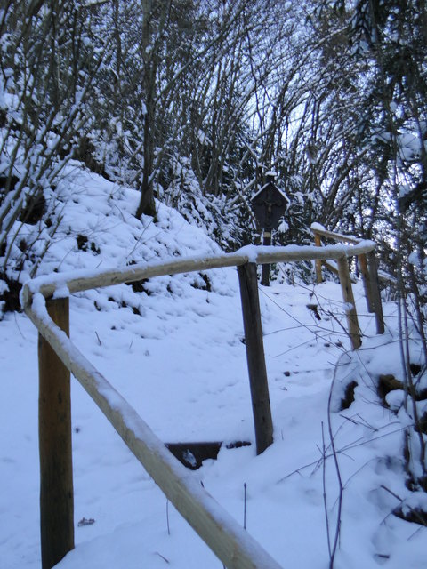 das erste Kreuz in Sicht