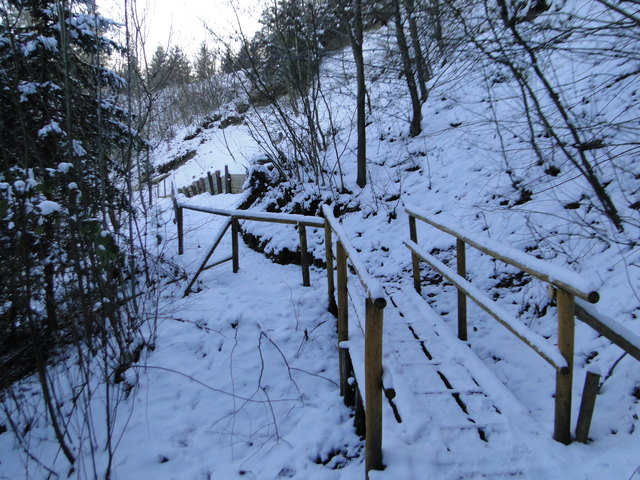 herrliche aber rutschige Brücken