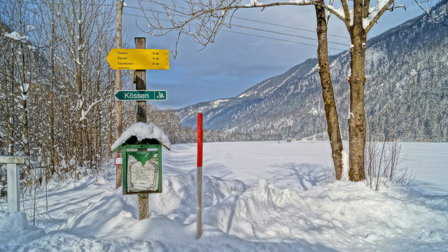 Schneeschuhwandern im Hagertal - Landschaftsschutzgebiet Hefferthorn, Fellhorn, Sonnenberg (Kössen/Kirchdorf)