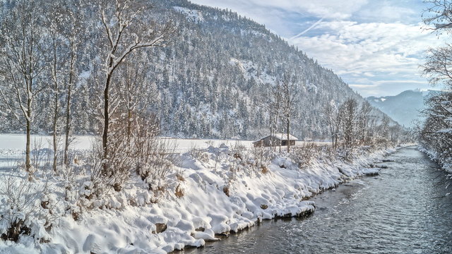 Großache im Hagertal - Landschaftsschutzgebiet Hefferthorn, Fellhorn, Sonnenberg (Kössen/Kirchdorf)