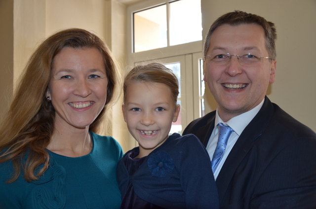 Birgit, Franz und Hanna Rieß