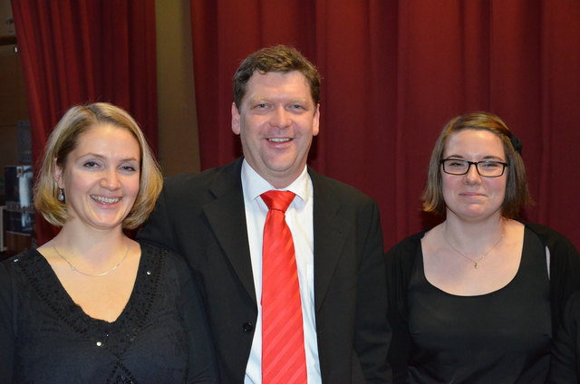 ISO Präsident Martin und Gisela Burgstaller, Seka Ellis