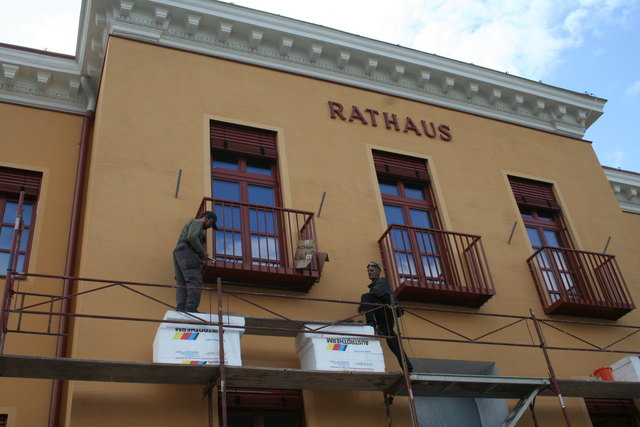 Die Sanierung des Purkersdorfer Rathauses wurde um 1,1 Millionen Euro abgeschlossen.