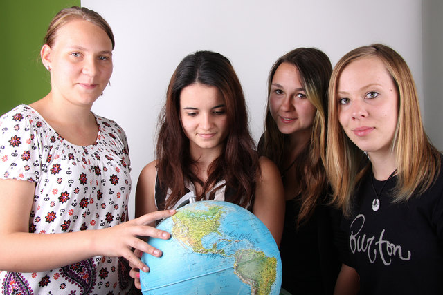 Kerstin Diesenreither, Linda Martinek, Melissa Duric und Julia Lenz von der Fachschule Baumgartenberg. | Foto: Privat