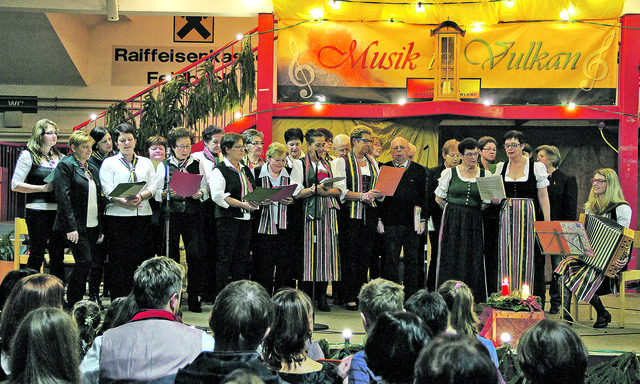 Begeisterung auf der Bühne, vor der Bühne und hinter der Bühne: Das Konzert war ein Erfolg.