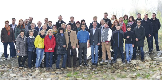 Die VP Ennsdrf beim Neujahrspunsch 2015