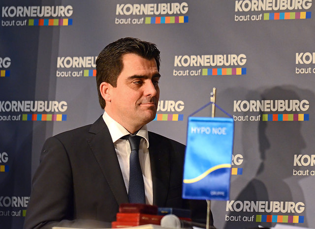 Bürgermeister Christian Gepp (Neujahrsempfang der Korneuburger Wirtschaft)