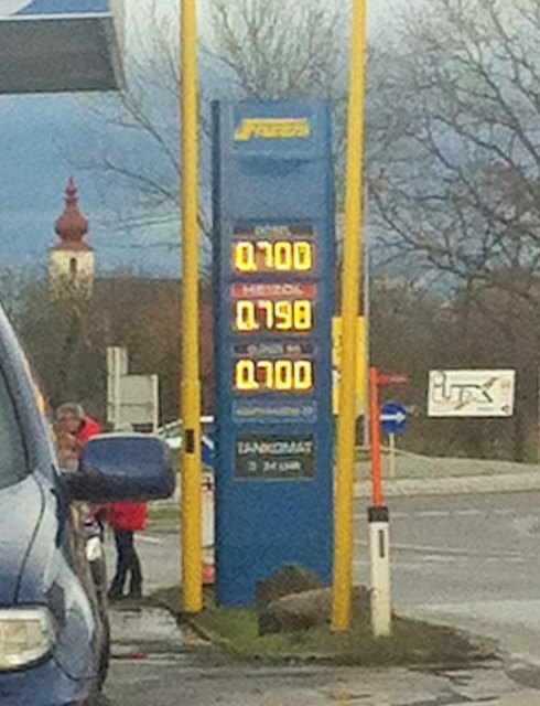 Tanken mit Kerstin 0,70/ltr