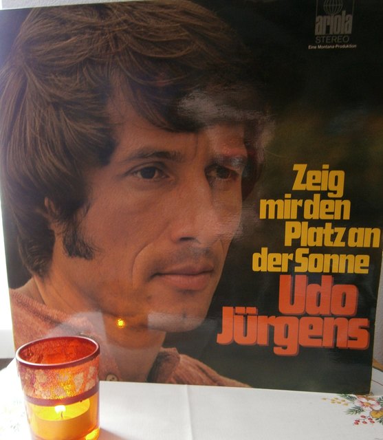 Schallplatten-Cover der LP "Zeig mir den Platz an der Sonne", Ariola 1971 (aus dem Privatarchiv von Sylvia Kreye)