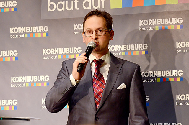 Stadtrat Andreas Minnich (Neujahrsempfang der Korneuburger Wirtschaft)