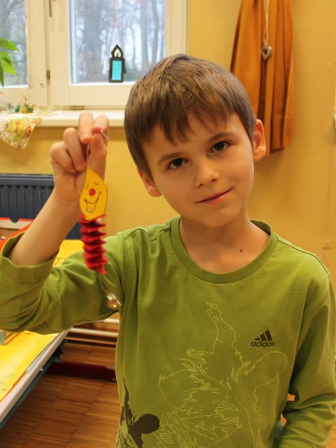 Die gefaltete Weihnachtskerze