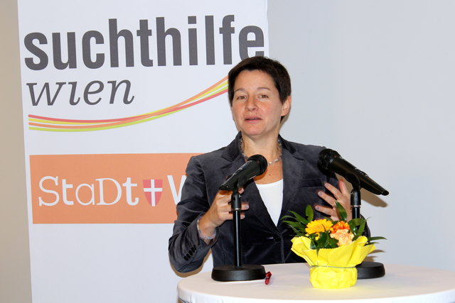 Gesundheitsstadträtin Sonja Wehsely bei ihrer Eröffnungsrede